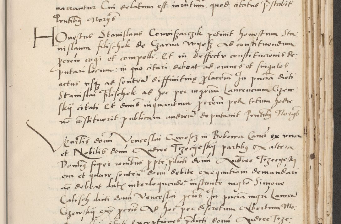 Zdjęcie nr 551 dla obiektu archiwalnego: Acta actorum causarum, sentenciarum et obligacionum coram reverendo patre domino Paulo Crassowsky Warssoviensi et Omnium Sanctorum preposito, canonico et officiali generali Cracoviensi ad annum Domini millesimum quingentesimum quadraresimum quatrum, cuius indicio est secunda pontificatus sanctissimi in Christo patris et domini nostri domini Pauli divina providencia pape tercii anno ipsius decimo, a die ac mense infrascriptis feliciter continuantur
