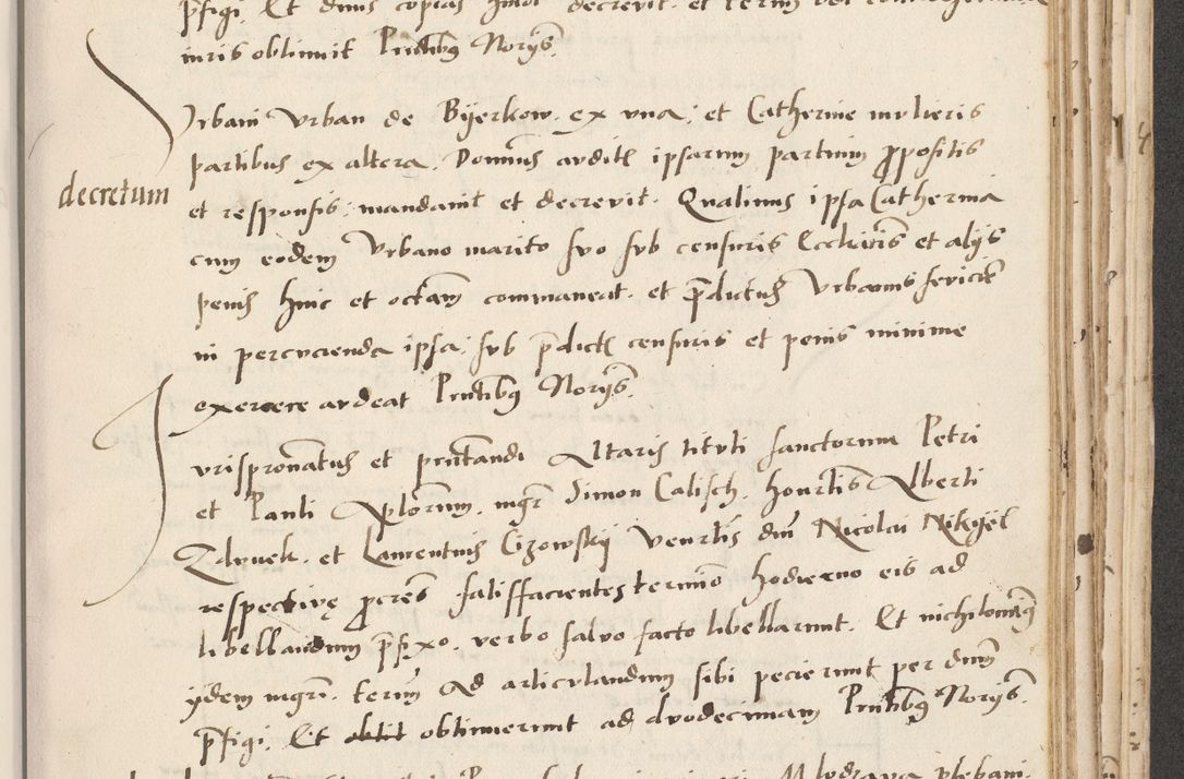Zdjęcie nr 533 dla obiektu archiwalnego: Acta actorum causarum, sentenciarum et obligacionum coram reverendo patre domino Paulo Crassowsky Warssoviensi et Omnium Sanctorum preposito, canonico et officiali generali Cracoviensi ad annum Domini millesimum quingentesimum quadraresimum quatrum, cuius indicio est secunda pontificatus sanctissimi in Christo patris et domini nostri domini Pauli divina providencia pape tercii anno ipsius decimo, a die ac mense infrascriptis feliciter continuantur