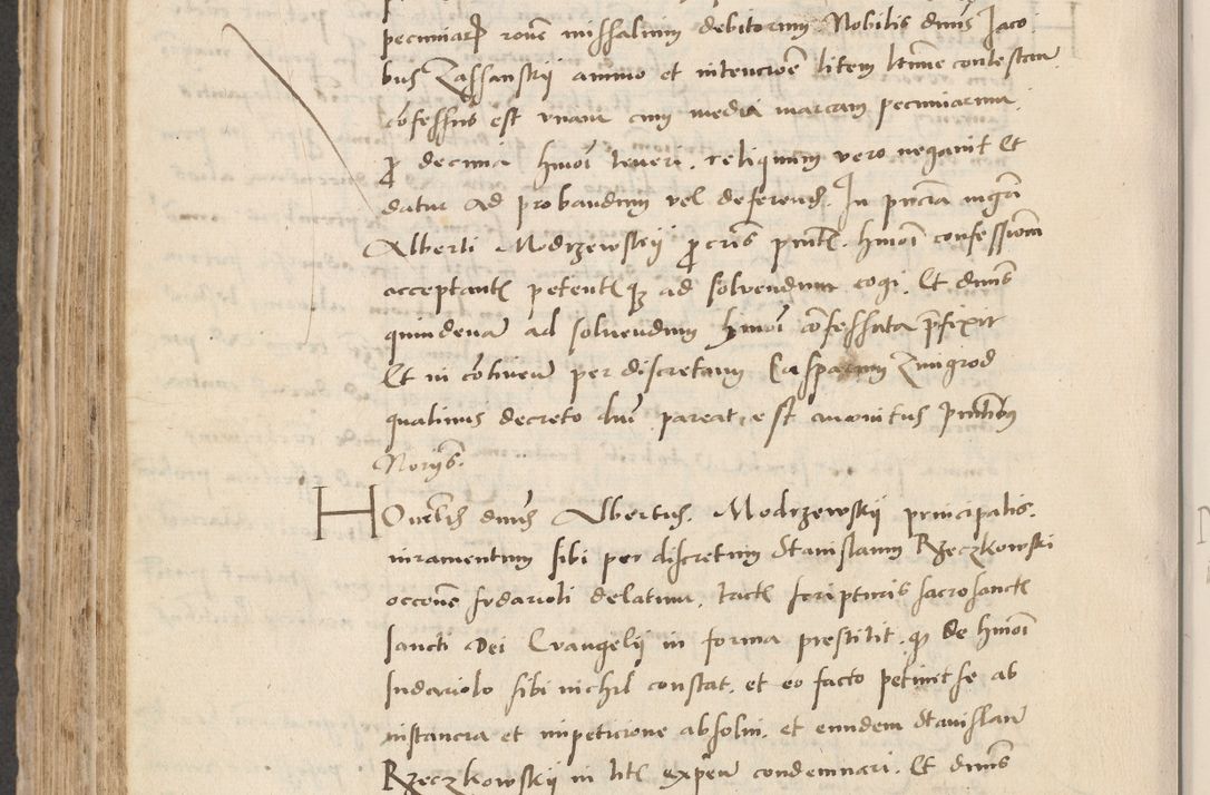 Zdjęcie nr 526 dla obiektu archiwalnego: Acta actorum causarum, sentenciarum et obligacionum coram reverendo patre domino Paulo Crassowsky Warssoviensi et Omnium Sanctorum preposito, canonico et officiali generali Cracoviensi ad annum Domini millesimum quingentesimum quadraresimum quatrum, cuius indicio est secunda pontificatus sanctissimi in Christo patris et domini nostri domini Pauli divina providencia pape tercii anno ipsius decimo, a die ac mense infrascriptis feliciter continuantur