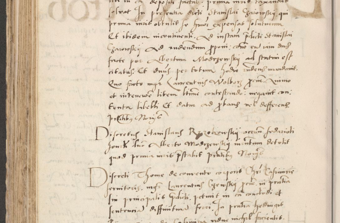 Zdjęcie nr 520 dla obiektu archiwalnego: Acta actorum causarum, sentenciarum et obligacionum coram reverendo patre domino Paulo Crassowsky Warssoviensi et Omnium Sanctorum preposito, canonico et officiali generali Cracoviensi ad annum Domini millesimum quingentesimum quadraresimum quatrum, cuius indicio est secunda pontificatus sanctissimi in Christo patris et domini nostri domini Pauli divina providencia pape tercii anno ipsius decimo, a die ac mense infrascriptis feliciter continuantur