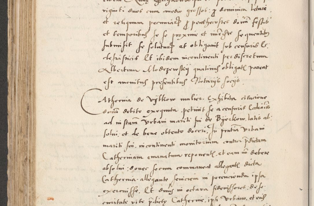 Zdjęcie nr 514 dla obiektu archiwalnego: Acta actorum causarum, sentenciarum et obligacionum coram reverendo patre domino Paulo Crassowsky Warssoviensi et Omnium Sanctorum preposito, canonico et officiali generali Cracoviensi ad annum Domini millesimum quingentesimum quadraresimum quatrum, cuius indicio est secunda pontificatus sanctissimi in Christo patris et domini nostri domini Pauli divina providencia pape tercii anno ipsius decimo, a die ac mense infrascriptis feliciter continuantur