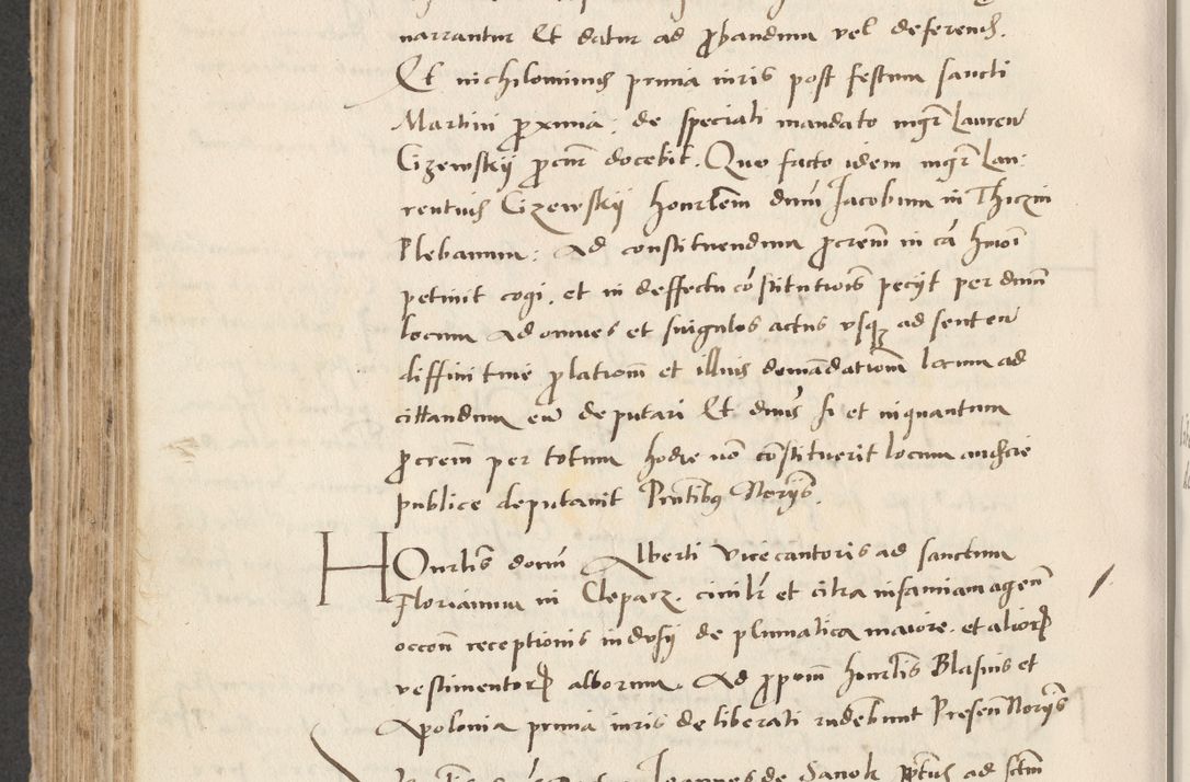 Zdjęcie nr 508 dla obiektu archiwalnego: Acta actorum causarum, sentenciarum et obligacionum coram reverendo patre domino Paulo Crassowsky Warssoviensi et Omnium Sanctorum preposito, canonico et officiali generali Cracoviensi ad annum Domini millesimum quingentesimum quadraresimum quatrum, cuius indicio est secunda pontificatus sanctissimi in Christo patris et domini nostri domini Pauli divina providencia pape tercii anno ipsius decimo, a die ac mense infrascriptis feliciter continuantur