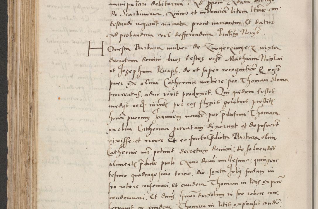 Zdjęcie nr 500 dla obiektu archiwalnego: Acta actorum causarum, sentenciarum et obligacionum coram reverendo patre domino Paulo Crassowsky Warssoviensi et Omnium Sanctorum preposito, canonico et officiali generali Cracoviensi ad annum Domini millesimum quingentesimum quadraresimum quatrum, cuius indicio est secunda pontificatus sanctissimi in Christo patris et domini nostri domini Pauli divina providencia pape tercii anno ipsius decimo, a die ac mense infrascriptis feliciter continuantur