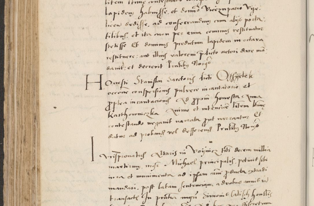 Zdjęcie nr 488 dla obiektu archiwalnego: Acta actorum causarum, sentenciarum et obligacionum coram reverendo patre domino Paulo Crassowsky Warssoviensi et Omnium Sanctorum preposito, canonico et officiali generali Cracoviensi ad annum Domini millesimum quingentesimum quadraresimum quatrum, cuius indicio est secunda pontificatus sanctissimi in Christo patris et domini nostri domini Pauli divina providencia pape tercii anno ipsius decimo, a die ac mense infrascriptis feliciter continuantur