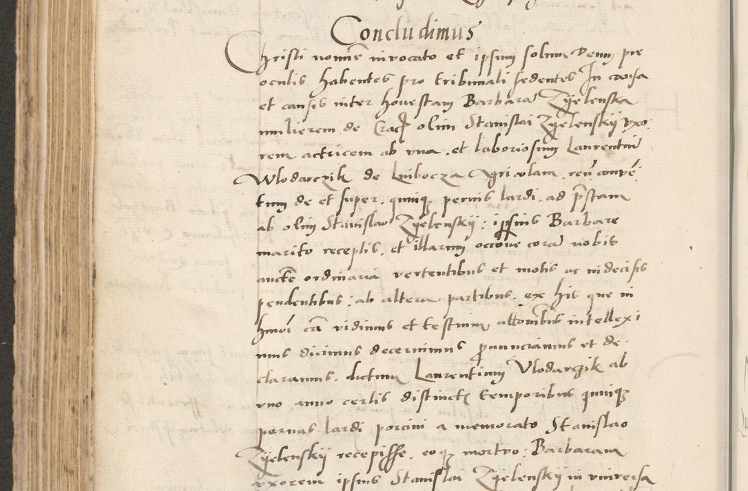 Zdjęcie nr 474 dla obiektu archiwalnego: Acta actorum causarum, sentenciarum et obligacionum coram reverendo patre domino Paulo Crassowsky Warssoviensi et Omnium Sanctorum preposito, canonico et officiali generali Cracoviensi ad annum Domini millesimum quingentesimum quadraresimum quatrum, cuius indicio est secunda pontificatus sanctissimi in Christo patris et domini nostri domini Pauli divina providencia pape tercii anno ipsius decimo, a die ac mense infrascriptis feliciter continuantur