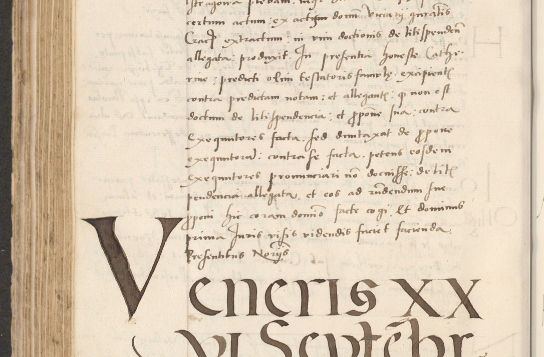 Zdjęcie nr 458 dla obiektu archiwalnego: Acta actorum causarum, sentenciarum et obligacionum coram reverendo patre domino Paulo Crassowsky Warssoviensi et Omnium Sanctorum preposito, canonico et officiali generali Cracoviensi ad annum Domini millesimum quingentesimum quadraresimum quatrum, cuius indicio est secunda pontificatus sanctissimi in Christo patris et domini nostri domini Pauli divina providencia pape tercii anno ipsius decimo, a die ac mense infrascriptis feliciter continuantur