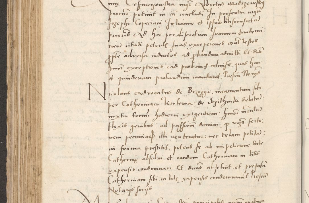 Zdjęcie nr 456 dla obiektu archiwalnego: Acta actorum causarum, sentenciarum et obligacionum coram reverendo patre domino Paulo Crassowsky Warssoviensi et Omnium Sanctorum preposito, canonico et officiali generali Cracoviensi ad annum Domini millesimum quingentesimum quadraresimum quatrum, cuius indicio est secunda pontificatus sanctissimi in Christo patris et domini nostri domini Pauli divina providencia pape tercii anno ipsius decimo, a die ac mense infrascriptis feliciter continuantur