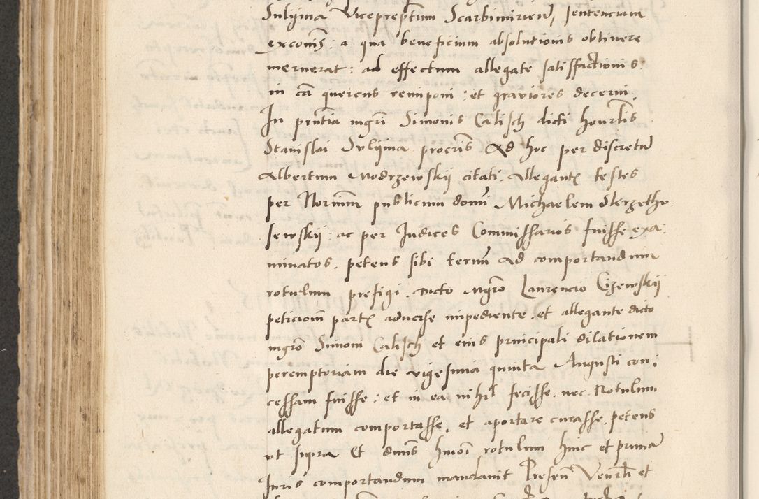 Zdjęcie nr 448 dla obiektu archiwalnego: Acta actorum causarum, sentenciarum et obligacionum coram reverendo patre domino Paulo Crassowsky Warssoviensi et Omnium Sanctorum preposito, canonico et officiali generali Cracoviensi ad annum Domini millesimum quingentesimum quadraresimum quatrum, cuius indicio est secunda pontificatus sanctissimi in Christo patris et domini nostri domini Pauli divina providencia pape tercii anno ipsius decimo, a die ac mense infrascriptis feliciter continuantur