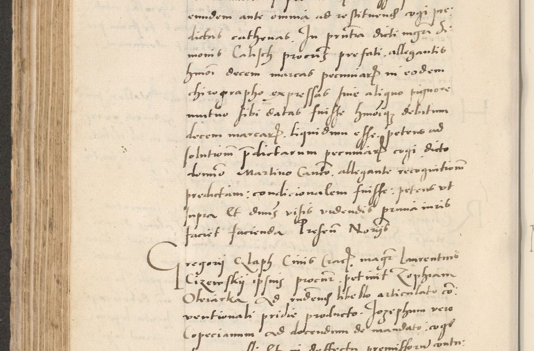 Zdjęcie nr 444 dla obiektu archiwalnego: Acta actorum causarum, sentenciarum et obligacionum coram reverendo patre domino Paulo Crassowsky Warssoviensi et Omnium Sanctorum preposito, canonico et officiali generali Cracoviensi ad annum Domini millesimum quingentesimum quadraresimum quatrum, cuius indicio est secunda pontificatus sanctissimi in Christo patris et domini nostri domini Pauli divina providencia pape tercii anno ipsius decimo, a die ac mense infrascriptis feliciter continuantur