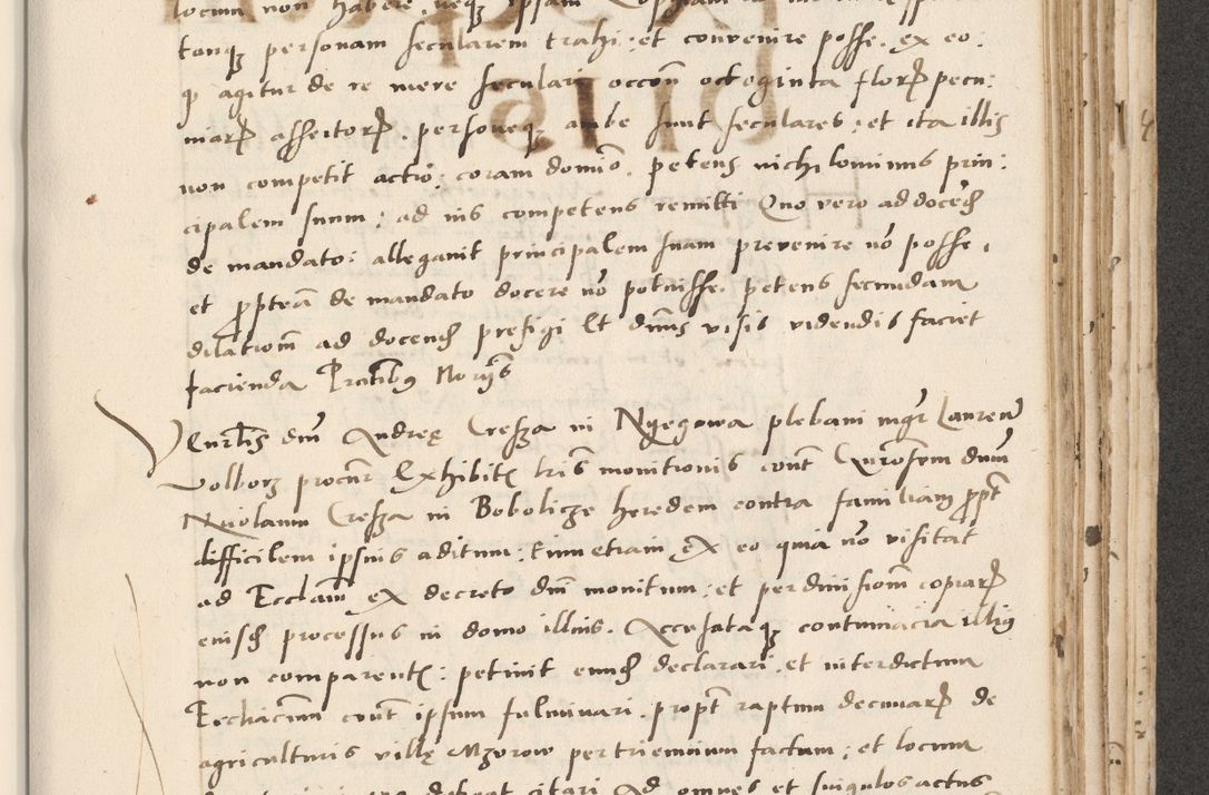 Zdjęcie nr 441 dla obiektu archiwalnego: Acta actorum causarum, sentenciarum et obligacionum coram reverendo patre domino Paulo Crassowsky Warssoviensi et Omnium Sanctorum preposito, canonico et officiali generali Cracoviensi ad annum Domini millesimum quingentesimum quadraresimum quatrum, cuius indicio est secunda pontificatus sanctissimi in Christo patris et domini nostri domini Pauli divina providencia pape tercii anno ipsius decimo, a die ac mense infrascriptis feliciter continuantur