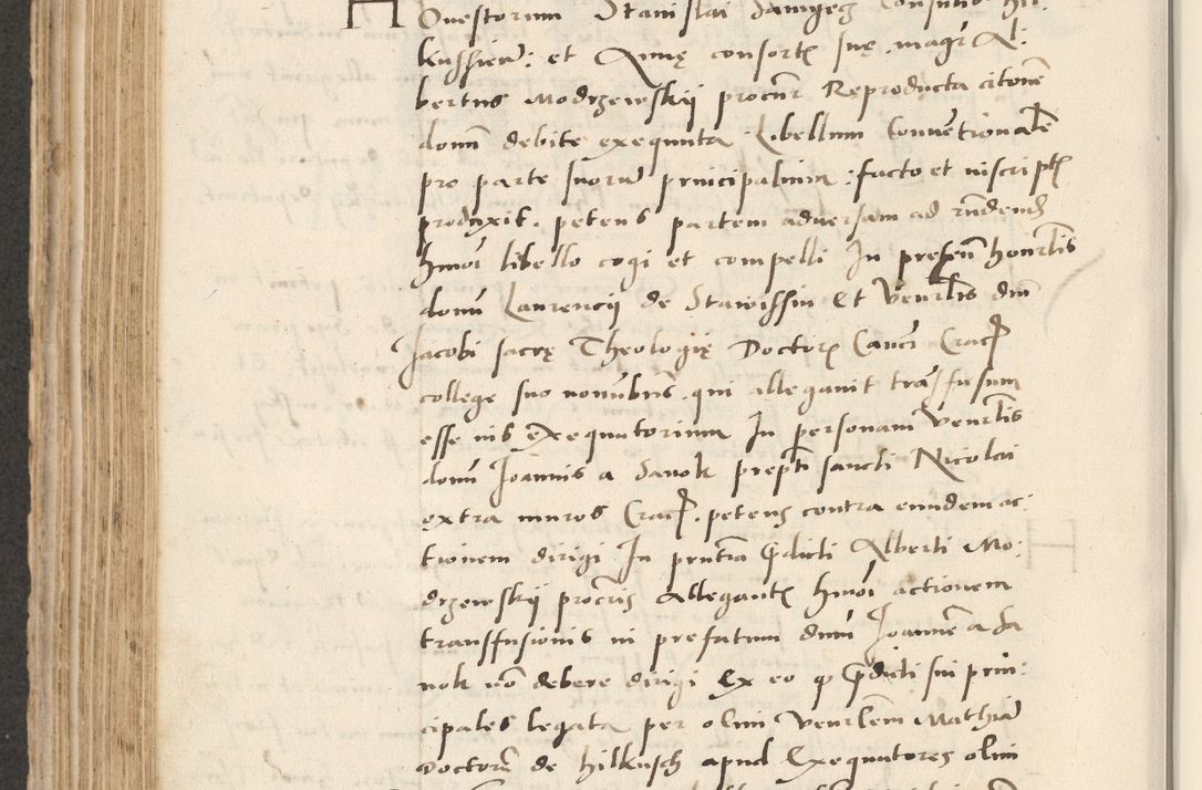 Zdjęcie nr 438 dla obiektu archiwalnego: Acta actorum causarum, sentenciarum et obligacionum coram reverendo patre domino Paulo Crassowsky Warssoviensi et Omnium Sanctorum preposito, canonico et officiali generali Cracoviensi ad annum Domini millesimum quingentesimum quadraresimum quatrum, cuius indicio est secunda pontificatus sanctissimi in Christo patris et domini nostri domini Pauli divina providencia pape tercii anno ipsius decimo, a die ac mense infrascriptis feliciter continuantur