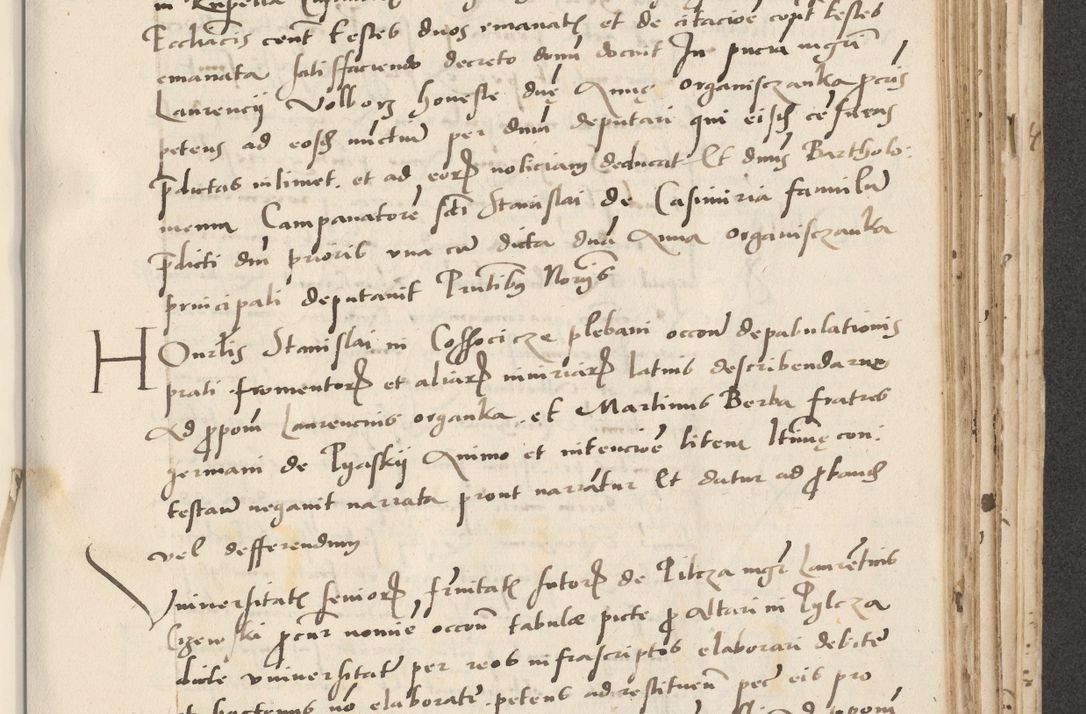 Zdjęcie nr 429 dla obiektu archiwalnego: Acta actorum causarum, sentenciarum et obligacionum coram reverendo patre domino Paulo Crassowsky Warssoviensi et Omnium Sanctorum preposito, canonico et officiali generali Cracoviensi ad annum Domini millesimum quingentesimum quadraresimum quatrum, cuius indicio est secunda pontificatus sanctissimi in Christo patris et domini nostri domini Pauli divina providencia pape tercii anno ipsius decimo, a die ac mense infrascriptis feliciter continuantur