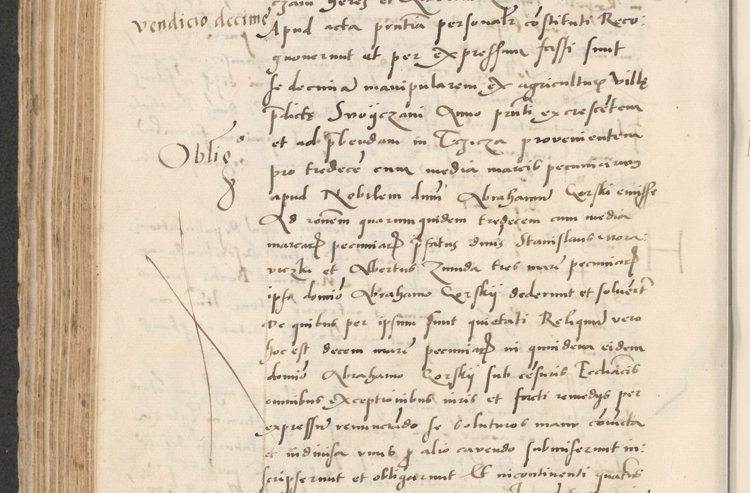 Zdjęcie nr 430 dla obiektu archiwalnego: Acta actorum causarum, sentenciarum et obligacionum coram reverendo patre domino Paulo Crassowsky Warssoviensi et Omnium Sanctorum preposito, canonico et officiali generali Cracoviensi ad annum Domini millesimum quingentesimum quadraresimum quatrum, cuius indicio est secunda pontificatus sanctissimi in Christo patris et domini nostri domini Pauli divina providencia pape tercii anno ipsius decimo, a die ac mense infrascriptis feliciter continuantur