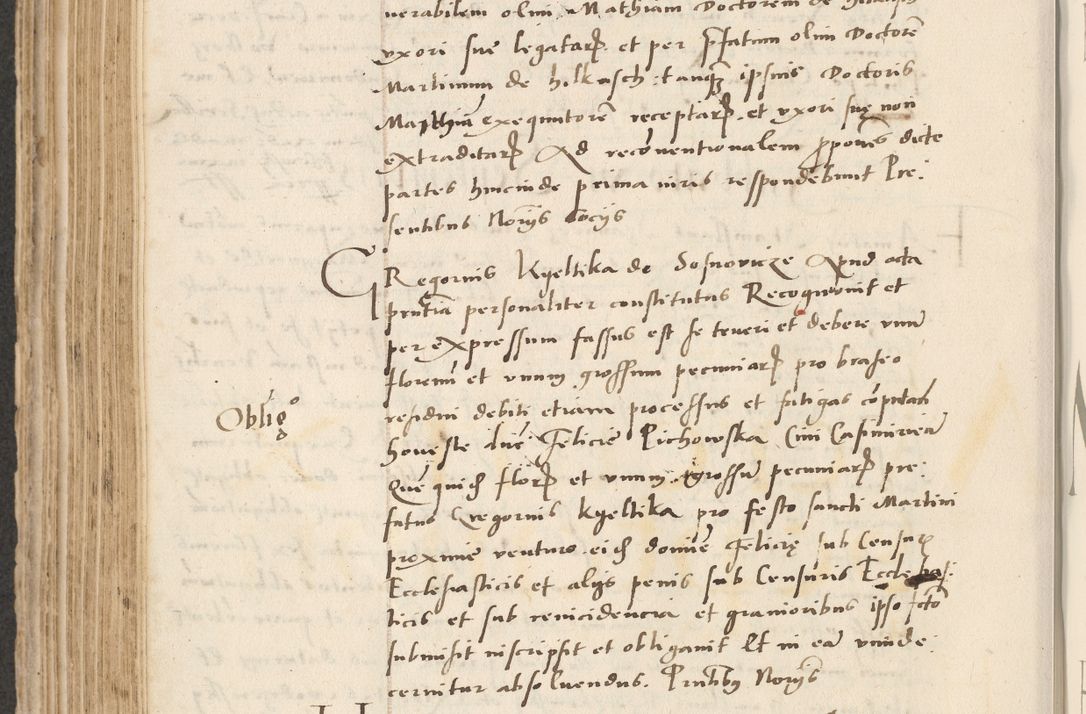 Zdjęcie nr 422 dla obiektu archiwalnego: Acta actorum causarum, sentenciarum et obligacionum coram reverendo patre domino Paulo Crassowsky Warssoviensi et Omnium Sanctorum preposito, canonico et officiali generali Cracoviensi ad annum Domini millesimum quingentesimum quadraresimum quatrum, cuius indicio est secunda pontificatus sanctissimi in Christo patris et domini nostri domini Pauli divina providencia pape tercii anno ipsius decimo, a die ac mense infrascriptis feliciter continuantur