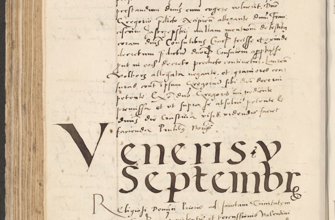 Zdjęcie nr 416 dla obiektu archiwalnego: Acta actorum causarum, sentenciarum et obligacionum coram reverendo patre domino Paulo Crassowsky Warssoviensi et Omnium Sanctorum preposito, canonico et officiali generali Cracoviensi ad annum Domini millesimum quingentesimum quadraresimum quatrum, cuius indicio est secunda pontificatus sanctissimi in Christo patris et domini nostri domini Pauli divina providencia pape tercii anno ipsius decimo, a die ac mense infrascriptis feliciter continuantur