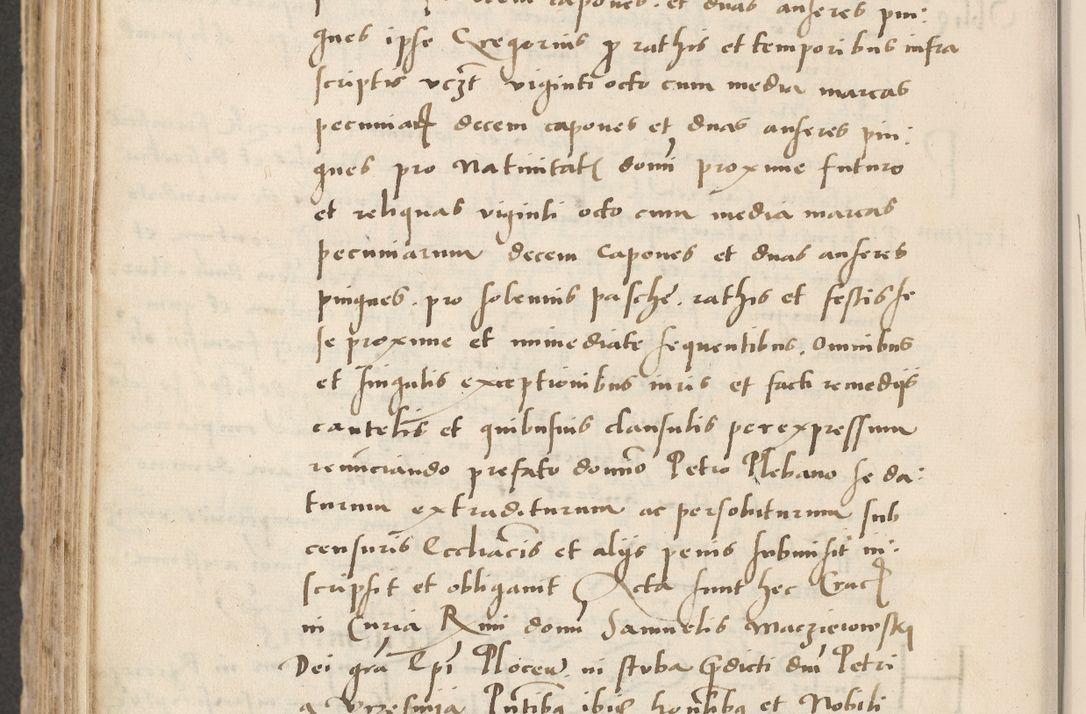 Zdjęcie nr 610 dla obiektu archiwalnego: Acta actorum causarum, sentenciarum et obligacionum coram reverendo patre domino Paulo Crassowsky Warssoviensi et Omnium Sanctorum preposito, canonico et officiali generali Cracoviensi ad annum Domini millesimum quingentesimum quadraresimum quatrum, cuius indicio est secunda pontificatus sanctissimi in Christo patris et domini nostri domini Pauli divina providencia pape tercii anno ipsius decimo, a die ac mense infrascriptis feliciter continuantur