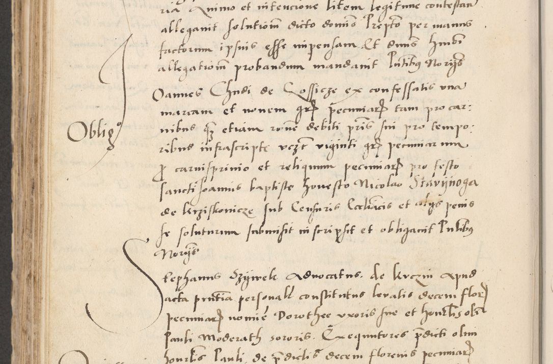 Zdjęcie nr 606 dla obiektu archiwalnego: Acta actorum causarum, sentenciarum et obligacionum coram reverendo patre domino Paulo Crassowsky Warssoviensi et Omnium Sanctorum preposito, canonico et officiali generali Cracoviensi ad annum Domini millesimum quingentesimum quadraresimum quatrum, cuius indicio est secunda pontificatus sanctissimi in Christo patris et domini nostri domini Pauli divina providencia pape tercii anno ipsius decimo, a die ac mense infrascriptis feliciter continuantur
