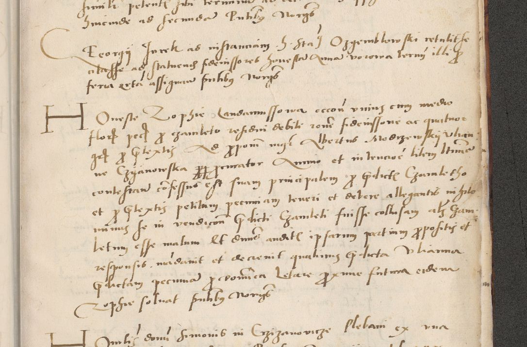 Zdjęcie nr 759 dla obiektu archiwalnego: Acta actorum causarum, sentenciarum et obligacionum coram reverendo patre domino Paulo Crassowsky Warssoviensi et Omnium Sanctorum preposito, canonico et officiali generali Cracoviensi ad annum Domini millesimum quingentesimum quadraresimum quatrum, cuius indicio est secunda pontificatus sanctissimi in Christo patris et domini nostri domini Pauli divina providencia pape tercii anno ipsius decimo, a die ac mense infrascriptis feliciter continuantur