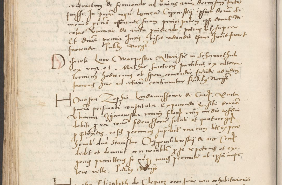 Zdjęcie nr 754 dla obiektu archiwalnego: Acta actorum causarum, sentenciarum et obligacionum coram reverendo patre domino Paulo Crassowsky Warssoviensi et Omnium Sanctorum preposito, canonico et officiali generali Cracoviensi ad annum Domini millesimum quingentesimum quadraresimum quatrum, cuius indicio est secunda pontificatus sanctissimi in Christo patris et domini nostri domini Pauli divina providencia pape tercii anno ipsius decimo, a die ac mense infrascriptis feliciter continuantur