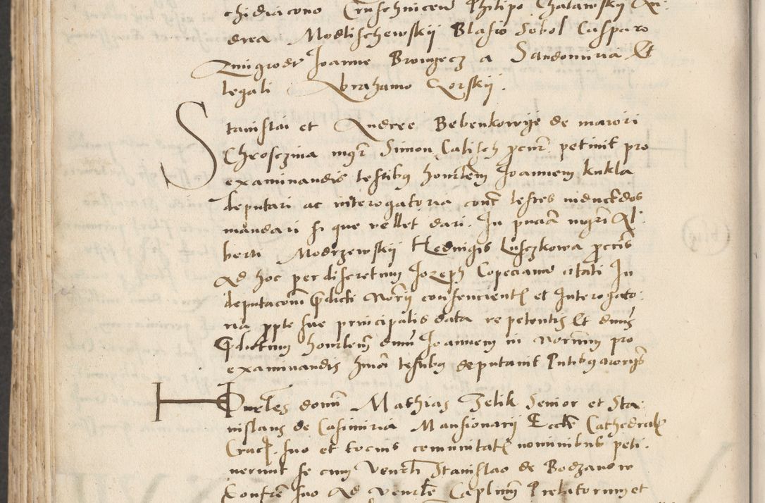 Zdjęcie nr 752 dla obiektu archiwalnego: Acta actorum causarum, sentenciarum et obligacionum coram reverendo patre domino Paulo Crassowsky Warssoviensi et Omnium Sanctorum preposito, canonico et officiali generali Cracoviensi ad annum Domini millesimum quingentesimum quadraresimum quatrum, cuius indicio est secunda pontificatus sanctissimi in Christo patris et domini nostri domini Pauli divina providencia pape tercii anno ipsius decimo, a die ac mense infrascriptis feliciter continuantur