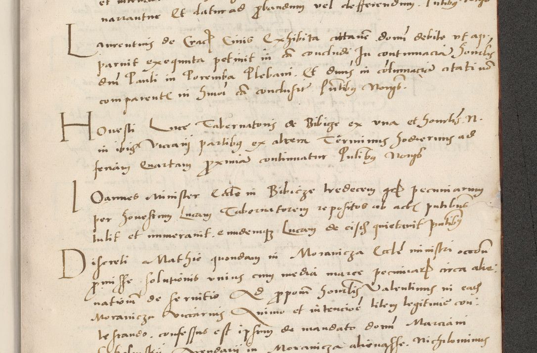 Zdjęcie nr 755 dla obiektu archiwalnego: Acta actorum causarum, sentenciarum et obligacionum coram reverendo patre domino Paulo Crassowsky Warssoviensi et Omnium Sanctorum preposito, canonico et officiali generali Cracoviensi ad annum Domini millesimum quingentesimum quadraresimum quatrum, cuius indicio est secunda pontificatus sanctissimi in Christo patris et domini nostri domini Pauli divina providencia pape tercii anno ipsius decimo, a die ac mense infrascriptis feliciter continuantur