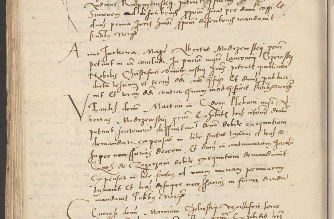 Zdjęcie nr 746 dla obiektu archiwalnego: Acta actorum causarum, sentenciarum et obligacionum coram reverendo patre domino Paulo Crassowsky Warssoviensi et Omnium Sanctorum preposito, canonico et officiali generali Cracoviensi ad annum Domini millesimum quingentesimum quadraresimum quatrum, cuius indicio est secunda pontificatus sanctissimi in Christo patris et domini nostri domini Pauli divina providencia pape tercii anno ipsius decimo, a die ac mense infrascriptis feliciter continuantur