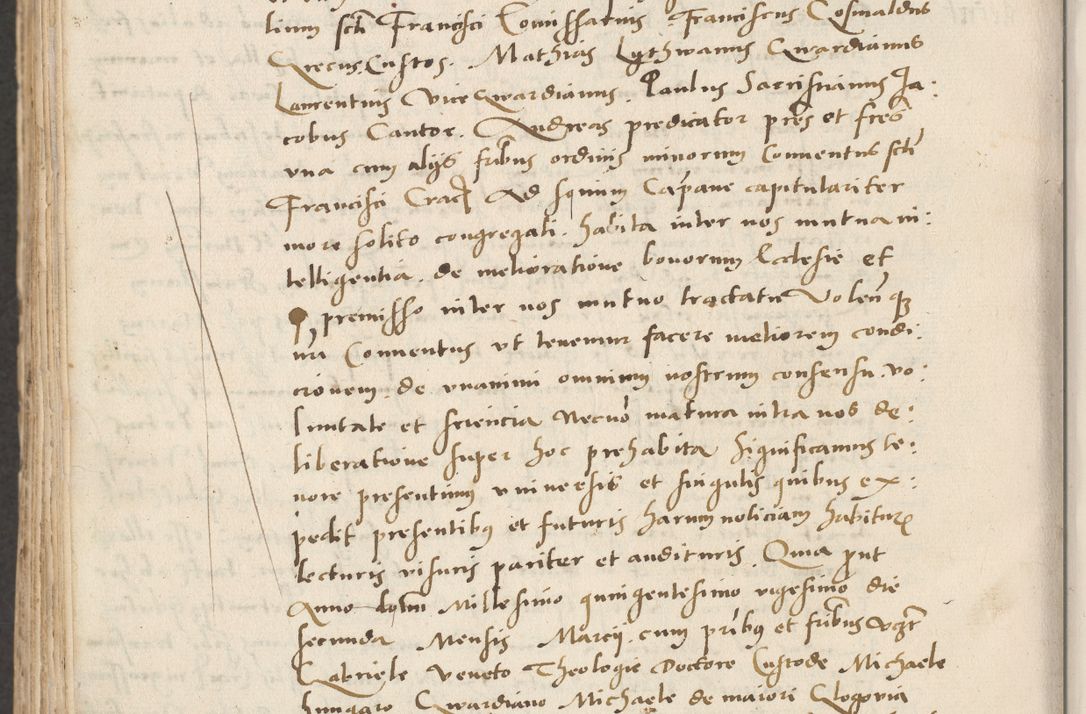 Zdjęcie nr 748 dla obiektu archiwalnego: Acta actorum causarum, sentenciarum et obligacionum coram reverendo patre domino Paulo Crassowsky Warssoviensi et Omnium Sanctorum preposito, canonico et officiali generali Cracoviensi ad annum Domini millesimum quingentesimum quadraresimum quatrum, cuius indicio est secunda pontificatus sanctissimi in Christo patris et domini nostri domini Pauli divina providencia pape tercii anno ipsius decimo, a die ac mense infrascriptis feliciter continuantur