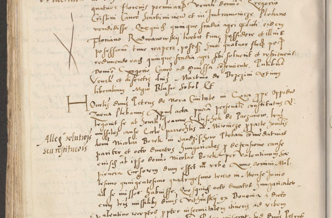 Zdjęcie nr 744 dla obiektu archiwalnego: Acta actorum causarum, sentenciarum et obligacionum coram reverendo patre domino Paulo Crassowsky Warssoviensi et Omnium Sanctorum preposito, canonico et officiali generali Cracoviensi ad annum Domini millesimum quingentesimum quadraresimum quatrum, cuius indicio est secunda pontificatus sanctissimi in Christo patris et domini nostri domini Pauli divina providencia pape tercii anno ipsius decimo, a die ac mense infrascriptis feliciter continuantur