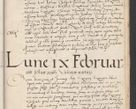 Zdjęcie nr 723 dla obiektu archiwalnego: Acta actorum causarum, sentenciarum et obligacionum coram reverendo patre domino Paulo Crassowsky Warssoviensi et Omnium Sanctorum preposito, canonico et officiali generali Cracoviensi ad annum Domini millesimum quingentesimum quadraresimum quatrum, cuius indicio est secunda pontificatus sanctissimi in Christo patris et domini nostri domini Pauli divina providencia pape tercii anno ipsius decimo, a die ac mense infrascriptis feliciter continuantur