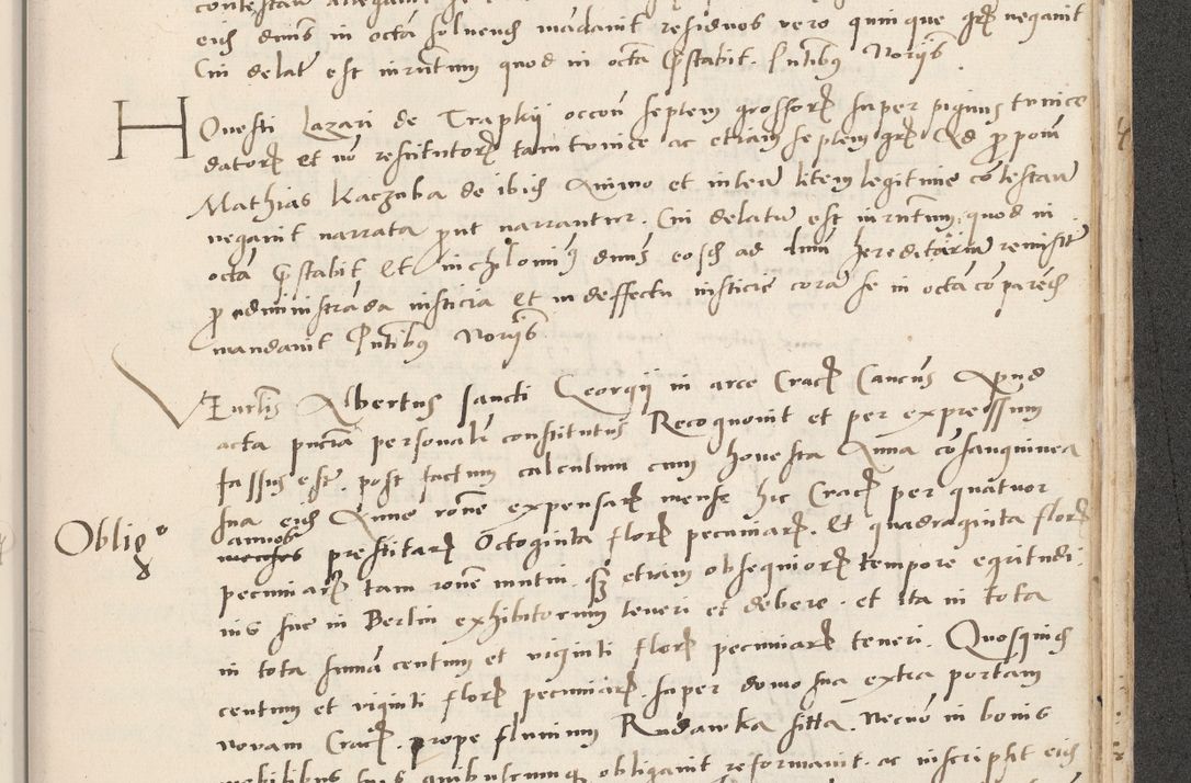 Zdjęcie nr 699 dla obiektu archiwalnego: Acta actorum causarum, sentenciarum et obligacionum coram reverendo patre domino Paulo Crassowsky Warssoviensi et Omnium Sanctorum preposito, canonico et officiali generali Cracoviensi ad annum Domini millesimum quingentesimum quadraresimum quatrum, cuius indicio est secunda pontificatus sanctissimi in Christo patris et domini nostri domini Pauli divina providencia pape tercii anno ipsius decimo, a die ac mense infrascriptis feliciter continuantur