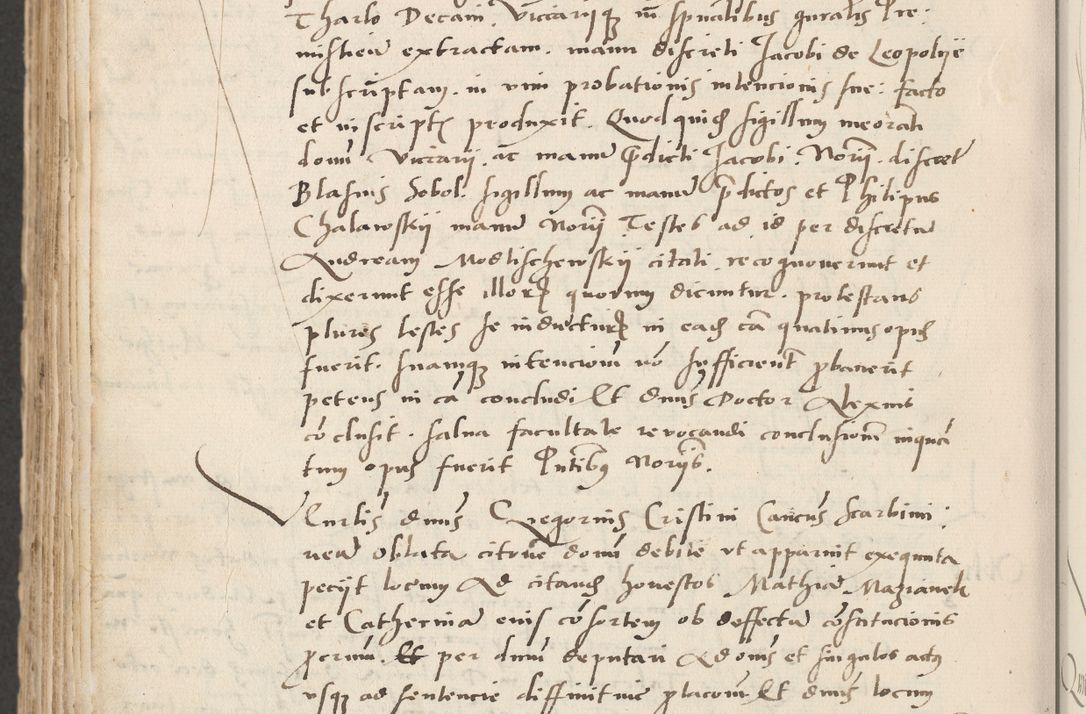 Zdjęcie nr 694 dla obiektu archiwalnego: Acta actorum causarum, sentenciarum et obligacionum coram reverendo patre domino Paulo Crassowsky Warssoviensi et Omnium Sanctorum preposito, canonico et officiali generali Cracoviensi ad annum Domini millesimum quingentesimum quadraresimum quatrum, cuius indicio est secunda pontificatus sanctissimi in Christo patris et domini nostri domini Pauli divina providencia pape tercii anno ipsius decimo, a die ac mense infrascriptis feliciter continuantur