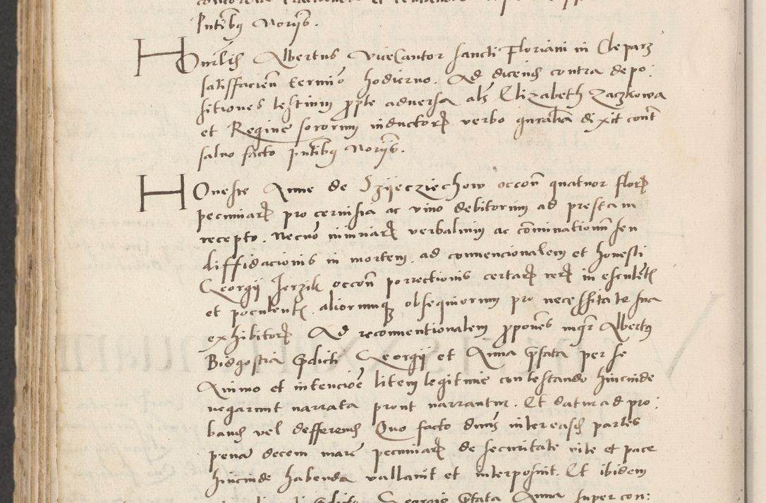 Zdjęcie nr 690 dla obiektu archiwalnego: Acta actorum causarum, sentenciarum et obligacionum coram reverendo patre domino Paulo Crassowsky Warssoviensi et Omnium Sanctorum preposito, canonico et officiali generali Cracoviensi ad annum Domini millesimum quingentesimum quadraresimum quatrum, cuius indicio est secunda pontificatus sanctissimi in Christo patris et domini nostri domini Pauli divina providencia pape tercii anno ipsius decimo, a die ac mense infrascriptis feliciter continuantur