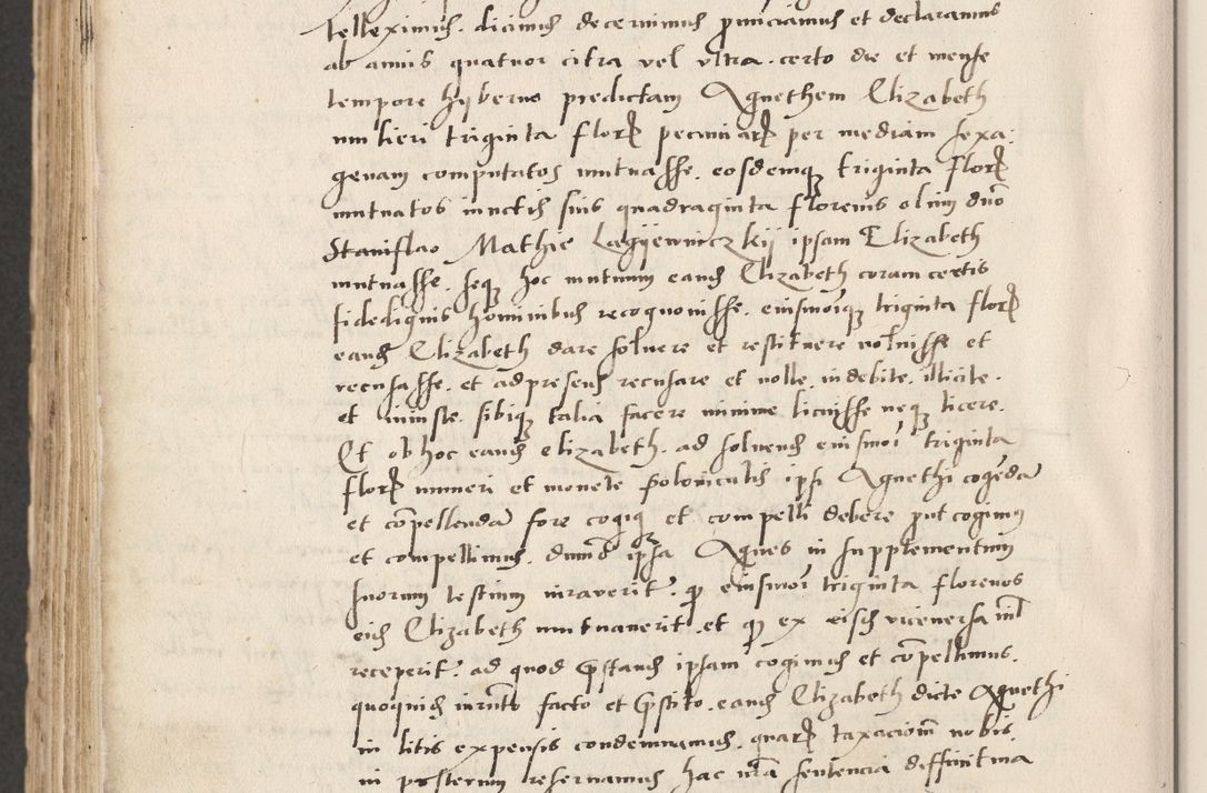 Zdjęcie nr 684 dla obiektu archiwalnego: Acta actorum causarum, sentenciarum et obligacionum coram reverendo patre domino Paulo Crassowsky Warssoviensi et Omnium Sanctorum preposito, canonico et officiali generali Cracoviensi ad annum Domini millesimum quingentesimum quadraresimum quatrum, cuius indicio est secunda pontificatus sanctissimi in Christo patris et domini nostri domini Pauli divina providencia pape tercii anno ipsius decimo, a die ac mense infrascriptis feliciter continuantur