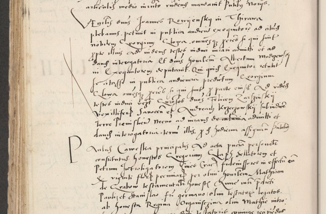 Zdjęcie nr 680 dla obiektu archiwalnego: Acta actorum causarum, sentenciarum et obligacionum coram reverendo patre domino Paulo Crassowsky Warssoviensi et Omnium Sanctorum preposito, canonico et officiali generali Cracoviensi ad annum Domini millesimum quingentesimum quadraresimum quatrum, cuius indicio est secunda pontificatus sanctissimi in Christo patris et domini nostri domini Pauli divina providencia pape tercii anno ipsius decimo, a die ac mense infrascriptis feliciter continuantur