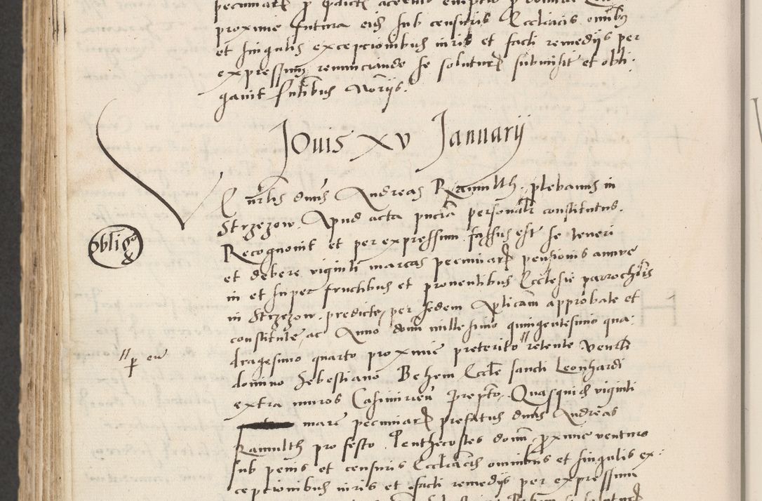 Zdjęcie nr 678 dla obiektu archiwalnego: Acta actorum causarum, sentenciarum et obligacionum coram reverendo patre domino Paulo Crassowsky Warssoviensi et Omnium Sanctorum preposito, canonico et officiali generali Cracoviensi ad annum Domini millesimum quingentesimum quadraresimum quatrum, cuius indicio est secunda pontificatus sanctissimi in Christo patris et domini nostri domini Pauli divina providencia pape tercii anno ipsius decimo, a die ac mense infrascriptis feliciter continuantur