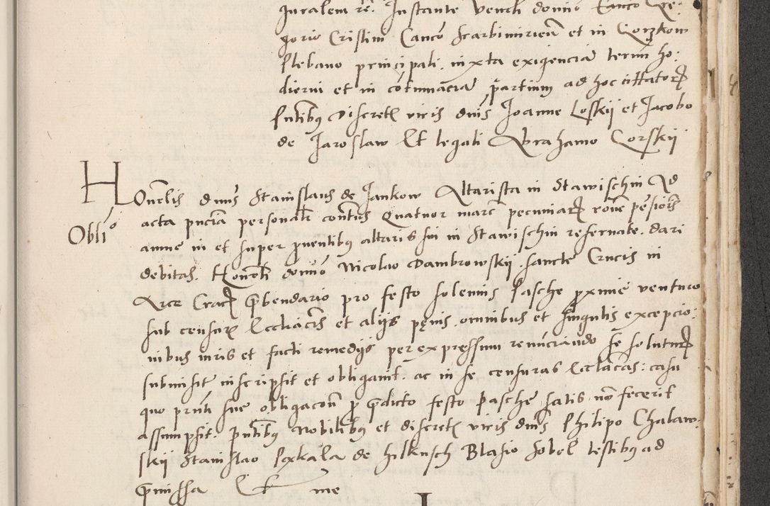 Zdjęcie nr 671 dla obiektu archiwalnego: Acta actorum causarum, sentenciarum et obligacionum coram reverendo patre domino Paulo Crassowsky Warssoviensi et Omnium Sanctorum preposito, canonico et officiali generali Cracoviensi ad annum Domini millesimum quingentesimum quadraresimum quatrum, cuius indicio est secunda pontificatus sanctissimi in Christo patris et domini nostri domini Pauli divina providencia pape tercii anno ipsius decimo, a die ac mense infrascriptis feliciter continuantur