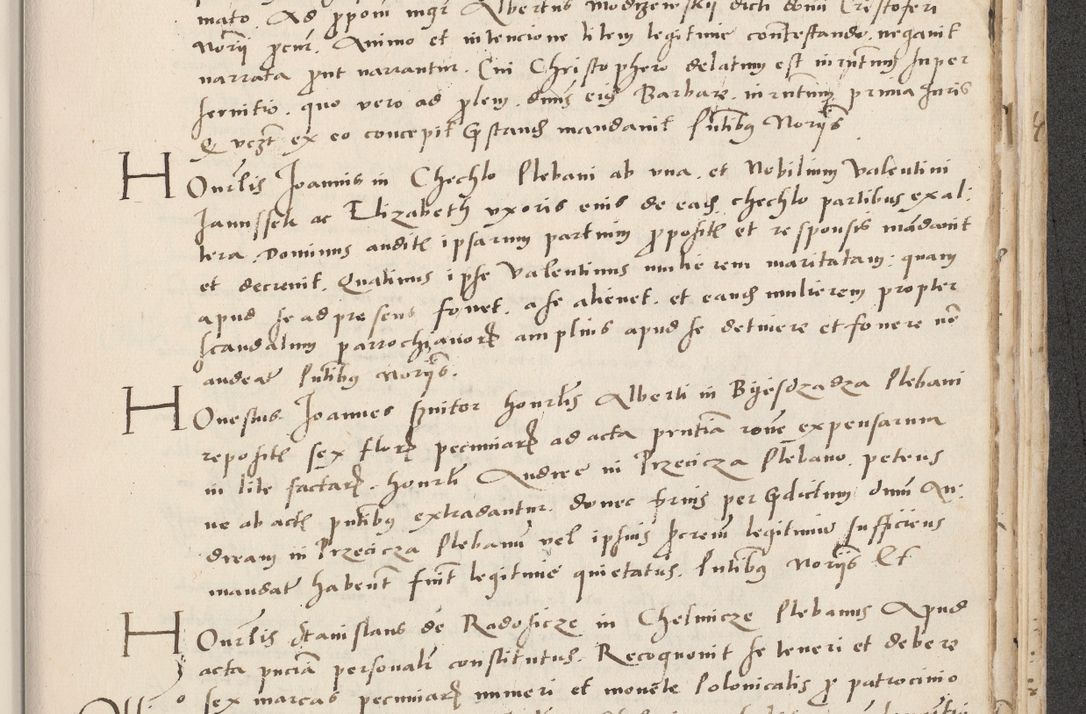 Zdjęcie nr 669 dla obiektu archiwalnego: Acta actorum causarum, sentenciarum et obligacionum coram reverendo patre domino Paulo Crassowsky Warssoviensi et Omnium Sanctorum preposito, canonico et officiali generali Cracoviensi ad annum Domini millesimum quingentesimum quadraresimum quatrum, cuius indicio est secunda pontificatus sanctissimi in Christo patris et domini nostri domini Pauli divina providencia pape tercii anno ipsius decimo, a die ac mense infrascriptis feliciter continuantur