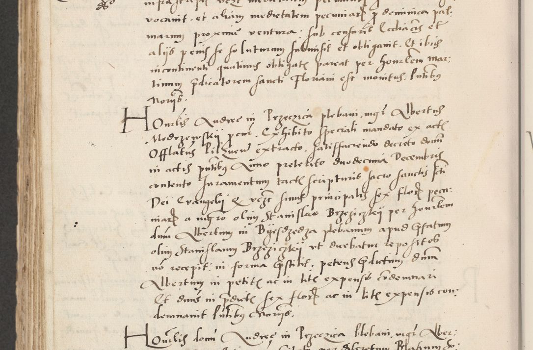 Zdjęcie nr 664 dla obiektu archiwalnego: Acta actorum causarum, sentenciarum et obligacionum coram reverendo patre domino Paulo Crassowsky Warssoviensi et Omnium Sanctorum preposito, canonico et officiali generali Cracoviensi ad annum Domini millesimum quingentesimum quadraresimum quatrum, cuius indicio est secunda pontificatus sanctissimi in Christo patris et domini nostri domini Pauli divina providencia pape tercii anno ipsius decimo, a die ac mense infrascriptis feliciter continuantur