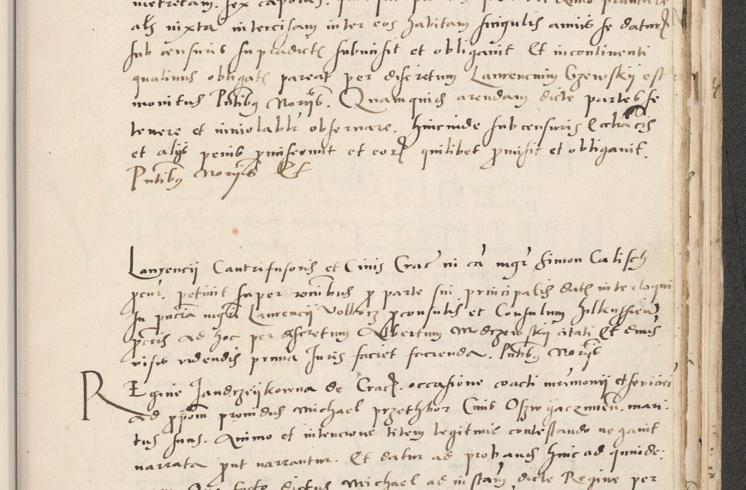 Zdjęcie nr 663 dla obiektu archiwalnego: Acta actorum causarum, sentenciarum et obligacionum coram reverendo patre domino Paulo Crassowsky Warssoviensi et Omnium Sanctorum preposito, canonico et officiali generali Cracoviensi ad annum Domini millesimum quingentesimum quadraresimum quatrum, cuius indicio est secunda pontificatus sanctissimi in Christo patris et domini nostri domini Pauli divina providencia pape tercii anno ipsius decimo, a die ac mense infrascriptis feliciter continuantur