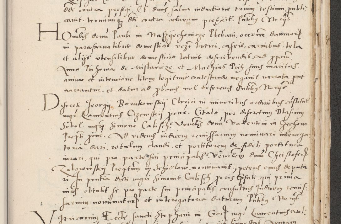 Zdjęcie nr 661 dla obiektu archiwalnego: Acta actorum causarum, sentenciarum et obligacionum coram reverendo patre domino Paulo Crassowsky Warssoviensi et Omnium Sanctorum preposito, canonico et officiali generali Cracoviensi ad annum Domini millesimum quingentesimum quadraresimum quatrum, cuius indicio est secunda pontificatus sanctissimi in Christo patris et domini nostri domini Pauli divina providencia pape tercii anno ipsius decimo, a die ac mense infrascriptis feliciter continuantur