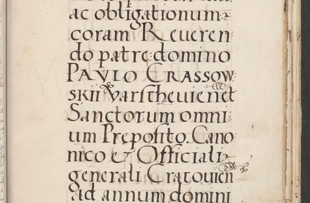 Zdjęcie nr 657 dla obiektu archiwalnego: Acta actorum causarum, sentenciarum et obligacionum coram reverendo patre domino Paulo Crassowsky Warssoviensi et Omnium Sanctorum preposito, canonico et officiali generali Cracoviensi ad annum Domini millesimum quingentesimum quadraresimum quatrum, cuius indicio est secunda pontificatus sanctissimi in Christo patris et domini nostri domini Pauli divina providencia pape tercii anno ipsius decimo, a die ac mense infrascriptis feliciter continuantur