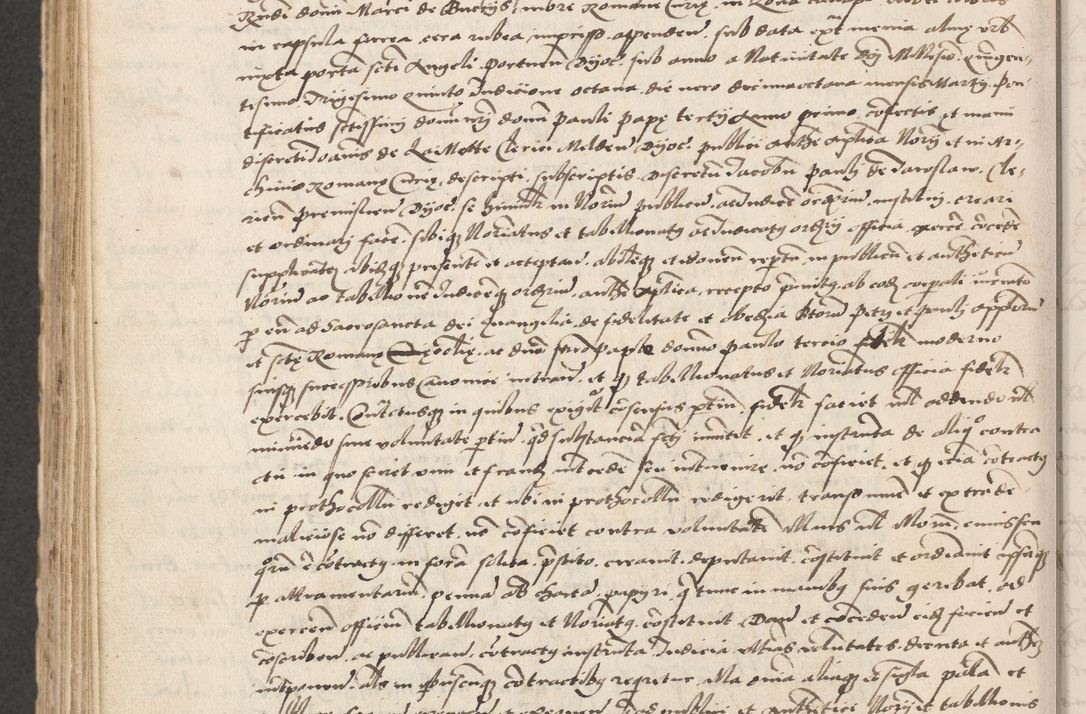 Zdjęcie nr 656 dla obiektu archiwalnego: Acta actorum causarum, sentenciarum et obligacionum coram reverendo patre domino Paulo Crassowsky Warssoviensi et Omnium Sanctorum preposito, canonico et officiali generali Cracoviensi ad annum Domini millesimum quingentesimum quadraresimum quatrum, cuius indicio est secunda pontificatus sanctissimi in Christo patris et domini nostri domini Pauli divina providencia pape tercii anno ipsius decimo, a die ac mense infrascriptis feliciter continuantur