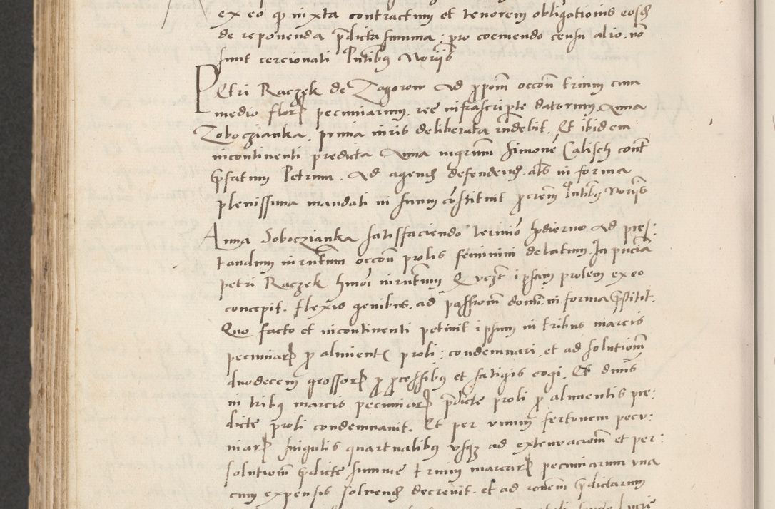 Zdjęcie nr 648 dla obiektu archiwalnego: Acta actorum causarum, sentenciarum et obligacionum coram reverendo patre domino Paulo Crassowsky Warssoviensi et Omnium Sanctorum preposito, canonico et officiali generali Cracoviensi ad annum Domini millesimum quingentesimum quadraresimum quatrum, cuius indicio est secunda pontificatus sanctissimi in Christo patris et domini nostri domini Pauli divina providencia pape tercii anno ipsius decimo, a die ac mense infrascriptis feliciter continuantur