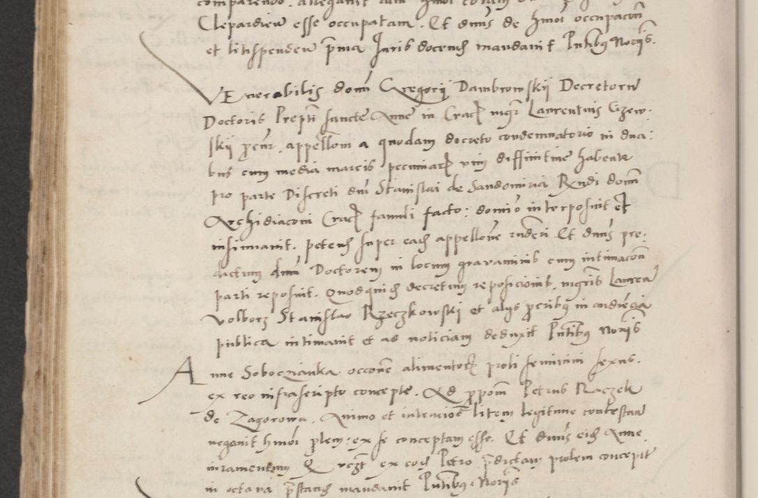 Zdjęcie nr 636 dla obiektu archiwalnego: Acta actorum causarum, sentenciarum et obligacionum coram reverendo patre domino Paulo Crassowsky Warssoviensi et Omnium Sanctorum preposito, canonico et officiali generali Cracoviensi ad annum Domini millesimum quingentesimum quadraresimum quatrum, cuius indicio est secunda pontificatus sanctissimi in Christo patris et domini nostri domini Pauli divina providencia pape tercii anno ipsius decimo, a die ac mense infrascriptis feliciter continuantur