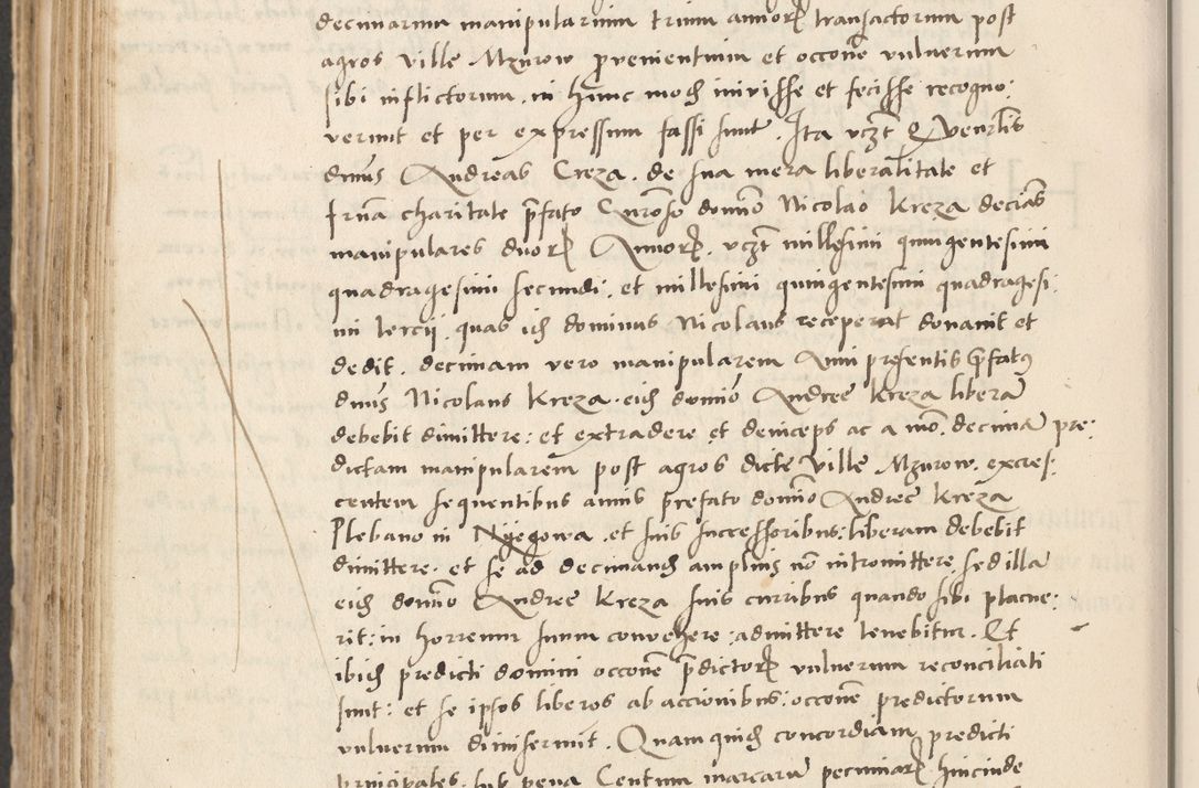 Zdjęcie nr 634 dla obiektu archiwalnego: Acta actorum causarum, sentenciarum et obligacionum coram reverendo patre domino Paulo Crassowsky Warssoviensi et Omnium Sanctorum preposito, canonico et officiali generali Cracoviensi ad annum Domini millesimum quingentesimum quadraresimum quatrum, cuius indicio est secunda pontificatus sanctissimi in Christo patris et domini nostri domini Pauli divina providencia pape tercii anno ipsius decimo, a die ac mense infrascriptis feliciter continuantur