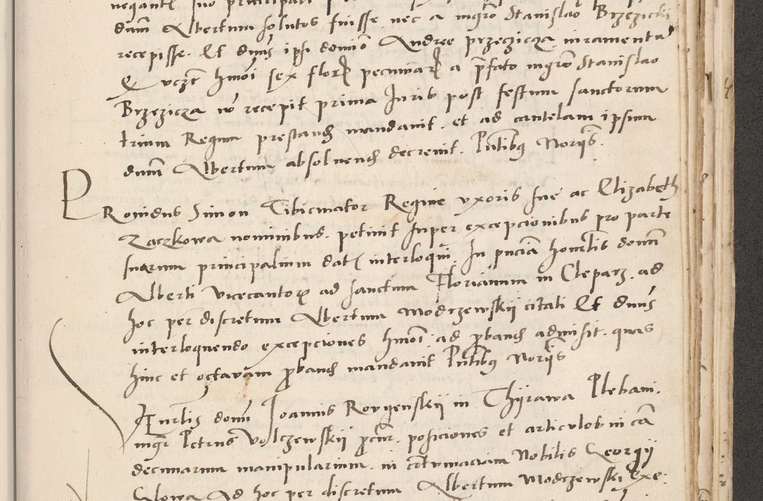 Zdjęcie nr 631 dla obiektu archiwalnego: Acta actorum causarum, sentenciarum et obligacionum coram reverendo patre domino Paulo Crassowsky Warssoviensi et Omnium Sanctorum preposito, canonico et officiali generali Cracoviensi ad annum Domini millesimum quingentesimum quadraresimum quatrum, cuius indicio est secunda pontificatus sanctissimi in Christo patris et domini nostri domini Pauli divina providencia pape tercii anno ipsius decimo, a die ac mense infrascriptis feliciter continuantur