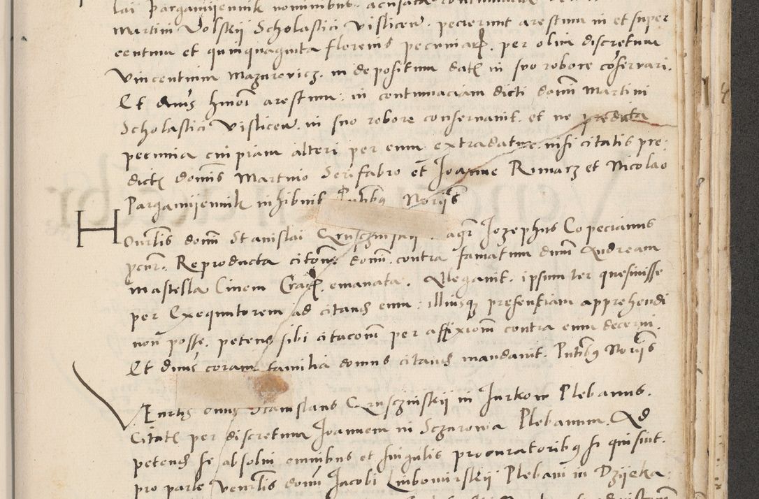 Zdjęcie nr 629 dla obiektu archiwalnego: Acta actorum causarum, sentenciarum et obligacionum coram reverendo patre domino Paulo Crassowsky Warssoviensi et Omnium Sanctorum preposito, canonico et officiali generali Cracoviensi ad annum Domini millesimum quingentesimum quadraresimum quatrum, cuius indicio est secunda pontificatus sanctissimi in Christo patris et domini nostri domini Pauli divina providencia pape tercii anno ipsius decimo, a die ac mense infrascriptis feliciter continuantur