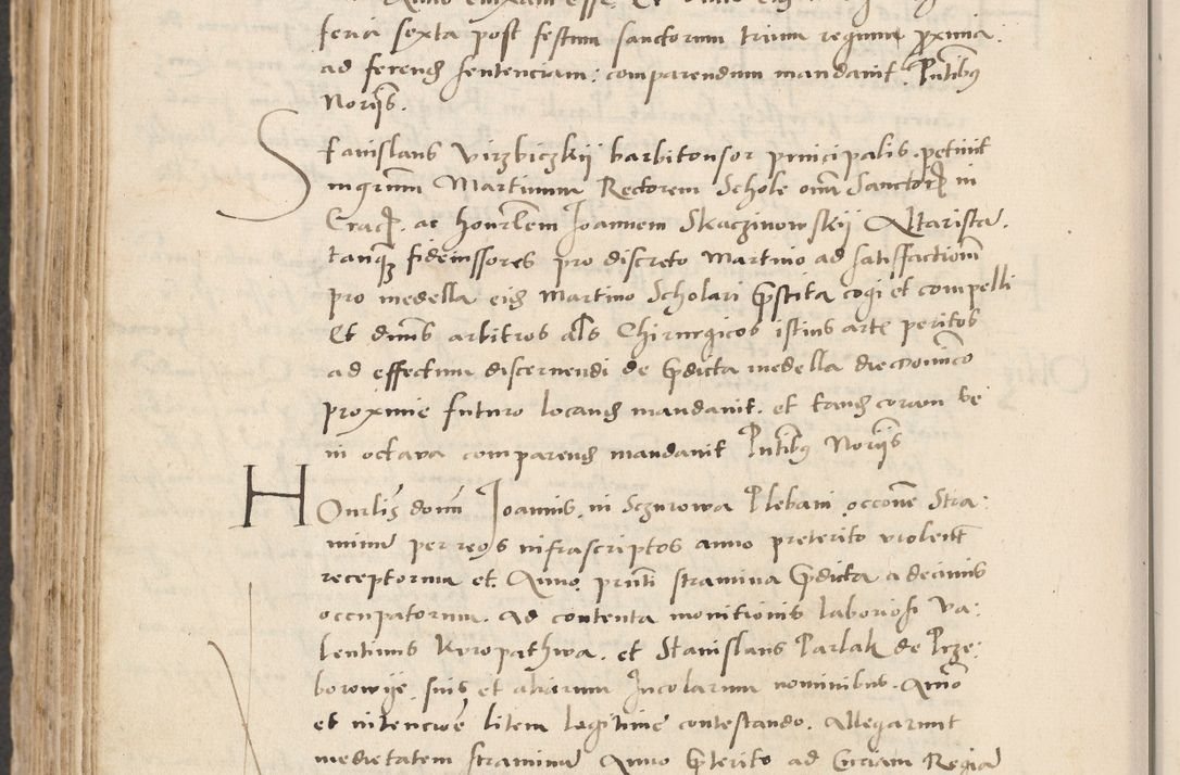 Zdjęcie nr 628 dla obiektu archiwalnego: Acta actorum causarum, sentenciarum et obligacionum coram reverendo patre domino Paulo Crassowsky Warssoviensi et Omnium Sanctorum preposito, canonico et officiali generali Cracoviensi ad annum Domini millesimum quingentesimum quadraresimum quatrum, cuius indicio est secunda pontificatus sanctissimi in Christo patris et domini nostri domini Pauli divina providencia pape tercii anno ipsius decimo, a die ac mense infrascriptis feliciter continuantur