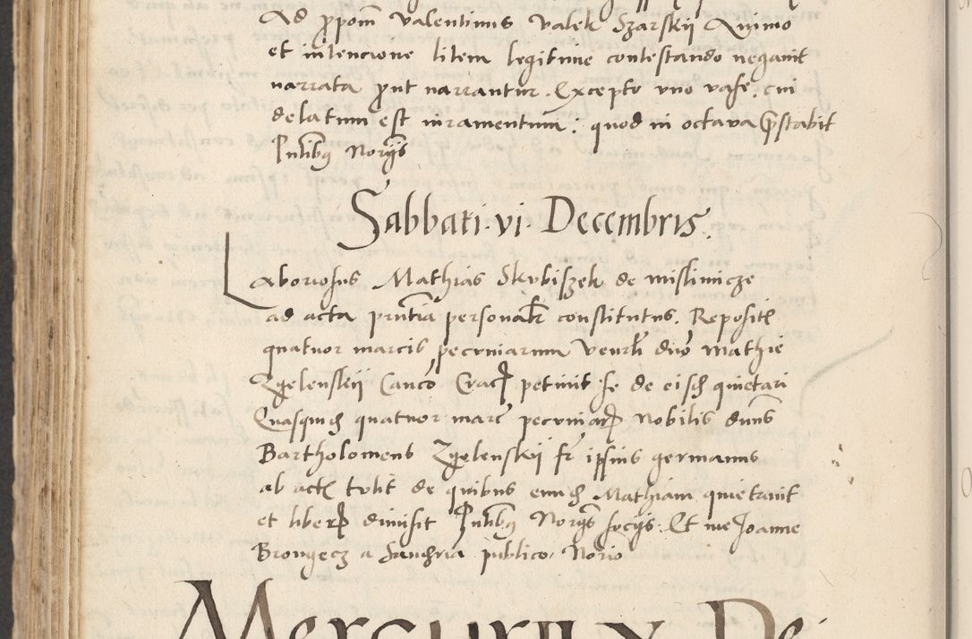 Zdjęcie nr 624 dla obiektu archiwalnego: Acta actorum causarum, sentenciarum et obligacionum coram reverendo patre domino Paulo Crassowsky Warssoviensi et Omnium Sanctorum preposito, canonico et officiali generali Cracoviensi ad annum Domini millesimum quingentesimum quadraresimum quatrum, cuius indicio est secunda pontificatus sanctissimi in Christo patris et domini nostri domini Pauli divina providencia pape tercii anno ipsius decimo, a die ac mense infrascriptis feliciter continuantur