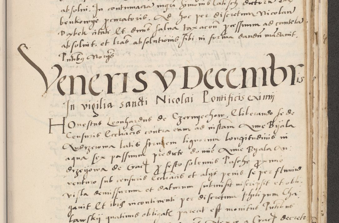 Zdjęcie nr 621 dla obiektu archiwalnego: Acta actorum causarum, sentenciarum et obligacionum coram reverendo patre domino Paulo Crassowsky Warssoviensi et Omnium Sanctorum preposito, canonico et officiali generali Cracoviensi ad annum Domini millesimum quingentesimum quadraresimum quatrum, cuius indicio est secunda pontificatus sanctissimi in Christo patris et domini nostri domini Pauli divina providencia pape tercii anno ipsius decimo, a die ac mense infrascriptis feliciter continuantur